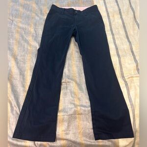 EUC Cat & Jack Girl’s Mid Rise Boot Cut School Navy Blue Uniform Pants - Size 8